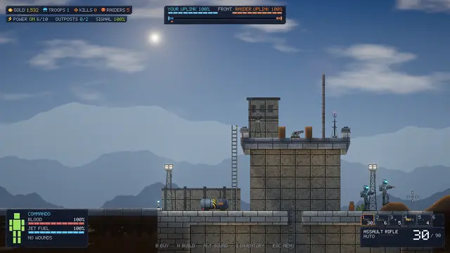 A Commando base from outside